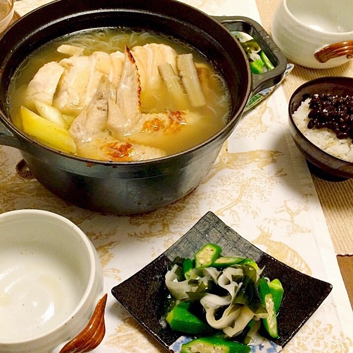コラーゲンたっぷり*手羽先のなんちゃって参鶏湯